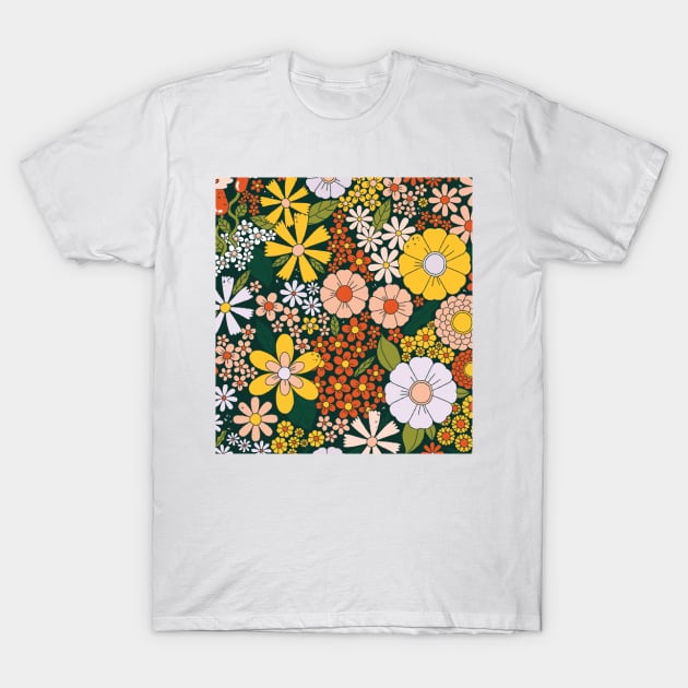 Floral illustration design T-Shirt by Itsyamini